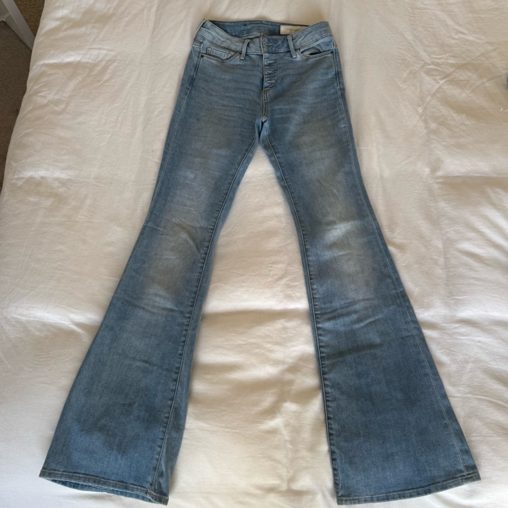 Treasure & Bond Light Blue High Waisted Flare Jeans Size 25